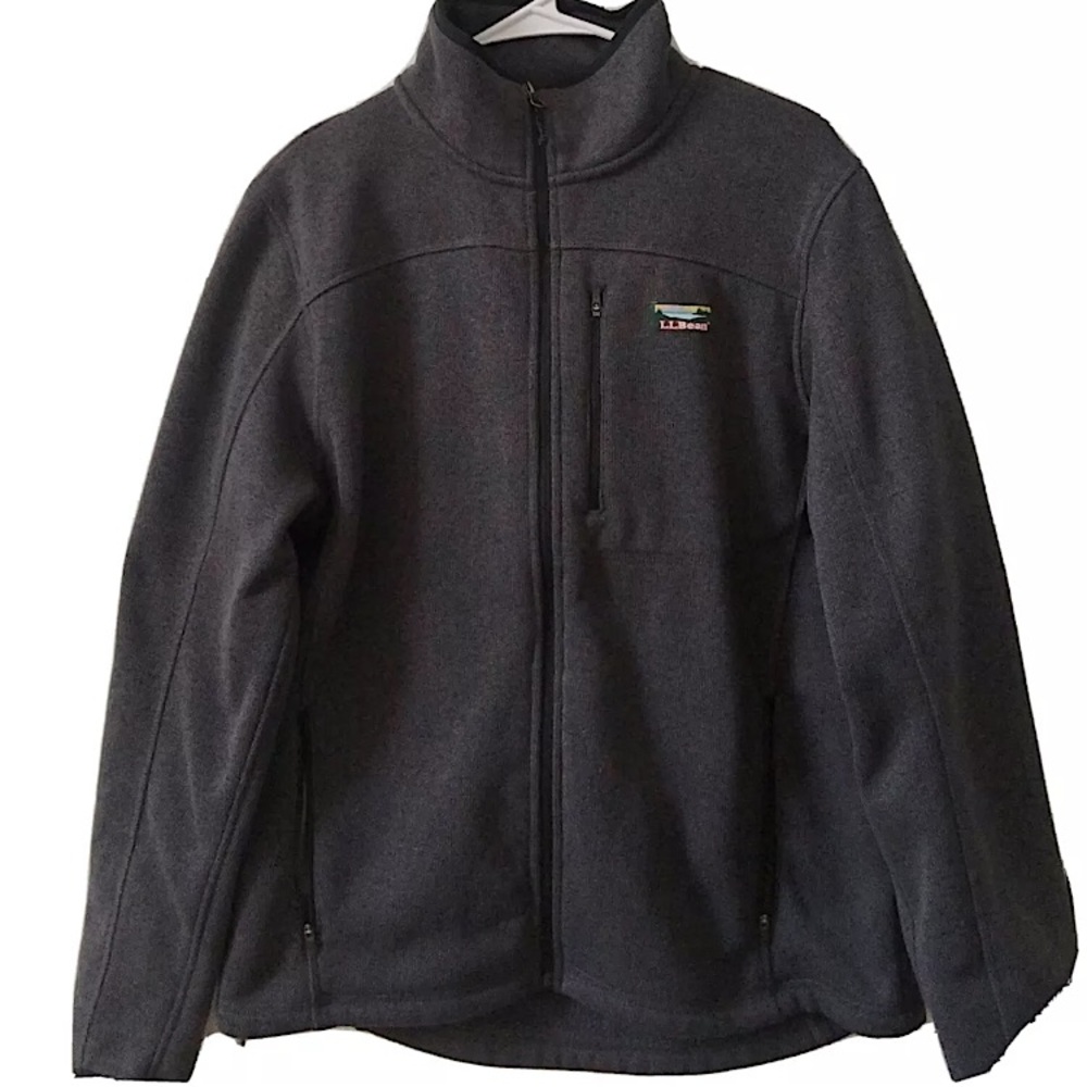 Men’s L.L Bean Sweater Fleece Full Zip Jacket
